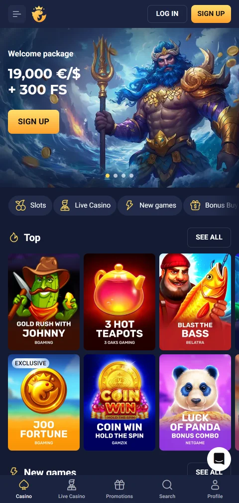 Mobile browser access to Joo Casino with responsive design supporting iOS and Android devices