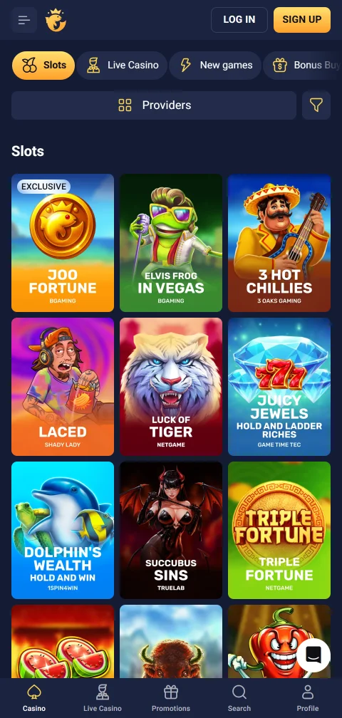 PayID deposits and e-wallet withdrawals at Joo Casino with 24-48 hour processing