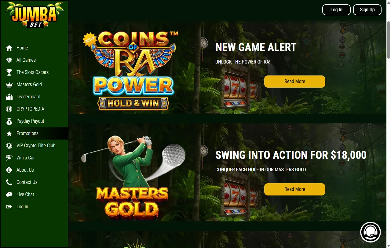 Game library showcase featuring slots and table games from Evolution Gaming and Pragmatic Play