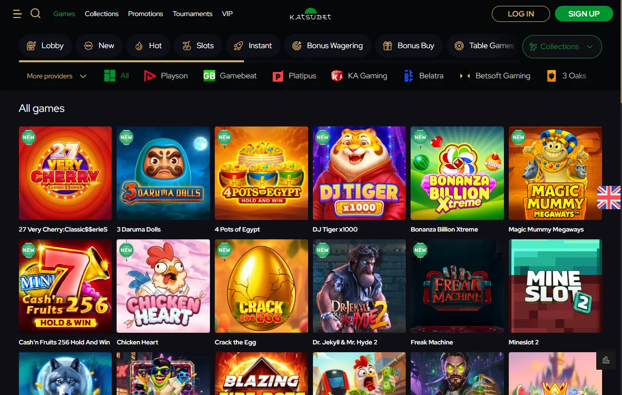 Welcome bonus offers and promotional campaigns featured at KatsuBet Casino for new player acquisition