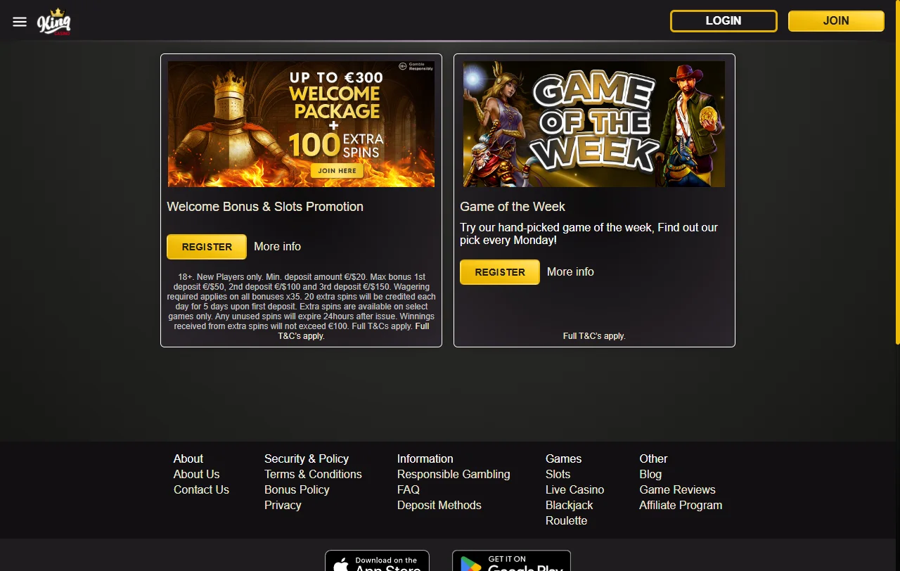 Welcome bonus offers and promotional incentives structure at KING Casino for new players