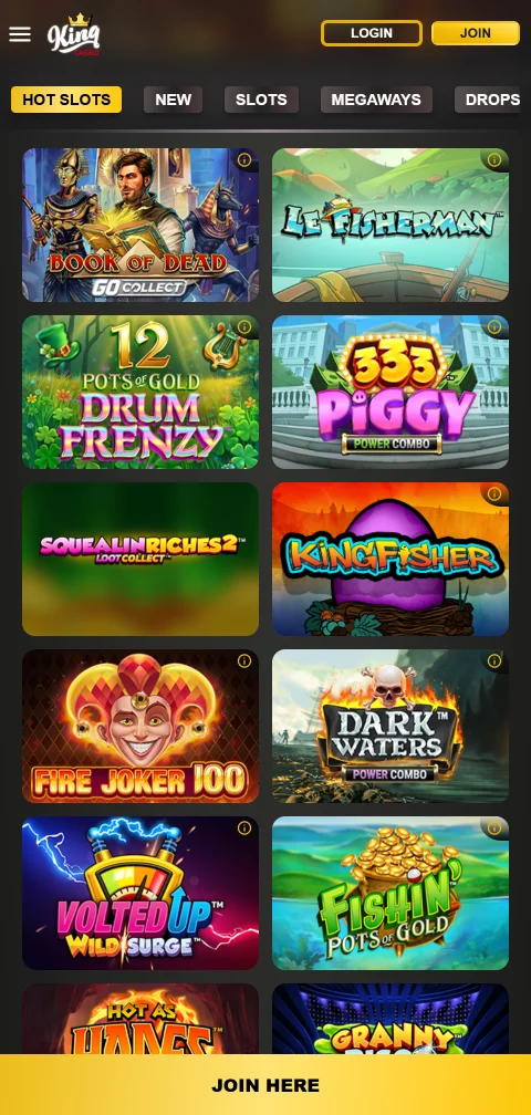 Deposit and withdrawal payment methods supported at KING Casino for Australian players