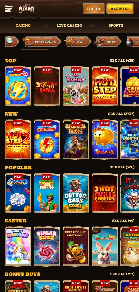 Lizaro Casino responsible gambling tools including deposit limits, self-exclusion, and player protection features