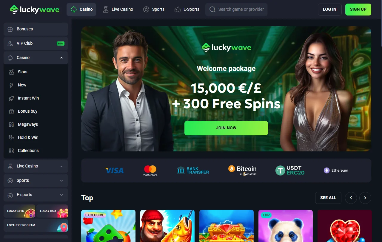 LuckyWave Casino comprehensive editorial review for Australian online gambling players