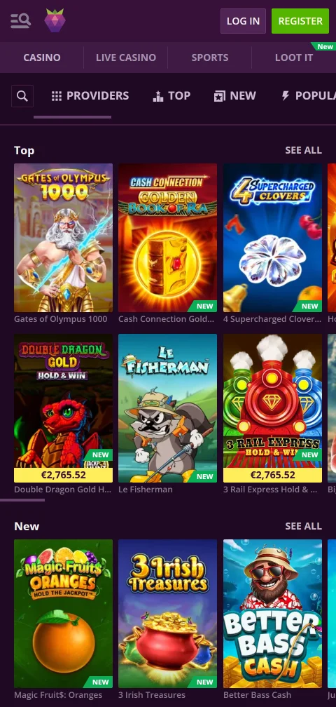 Security features and licensing information for regulated Malina Casino platform