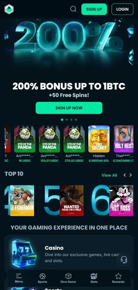 MegaDice Casino mobile gaming experience and responsive browser compatibility for smartphone access