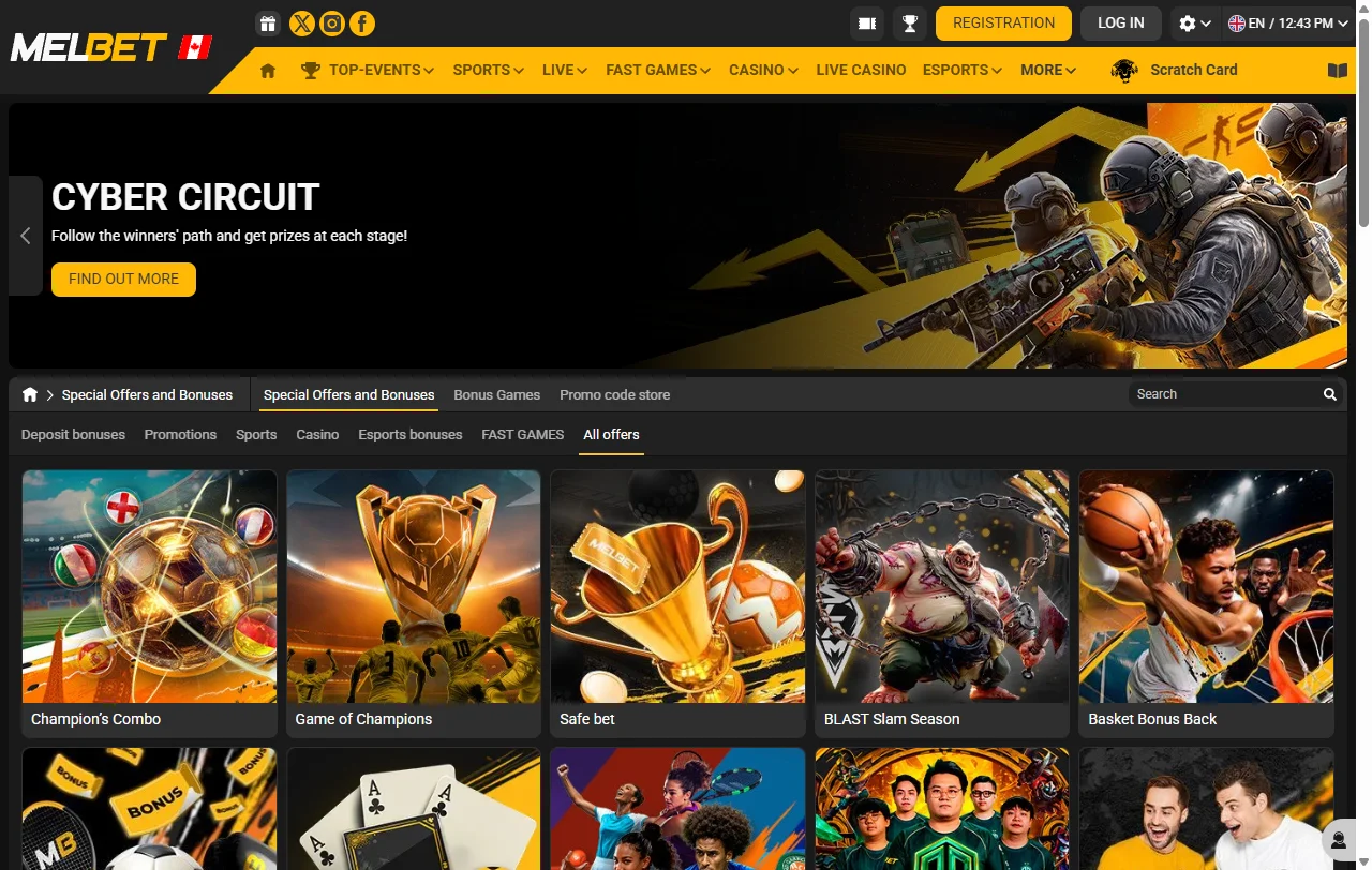 Extensive games and providers featured at Melbet Casino Australia