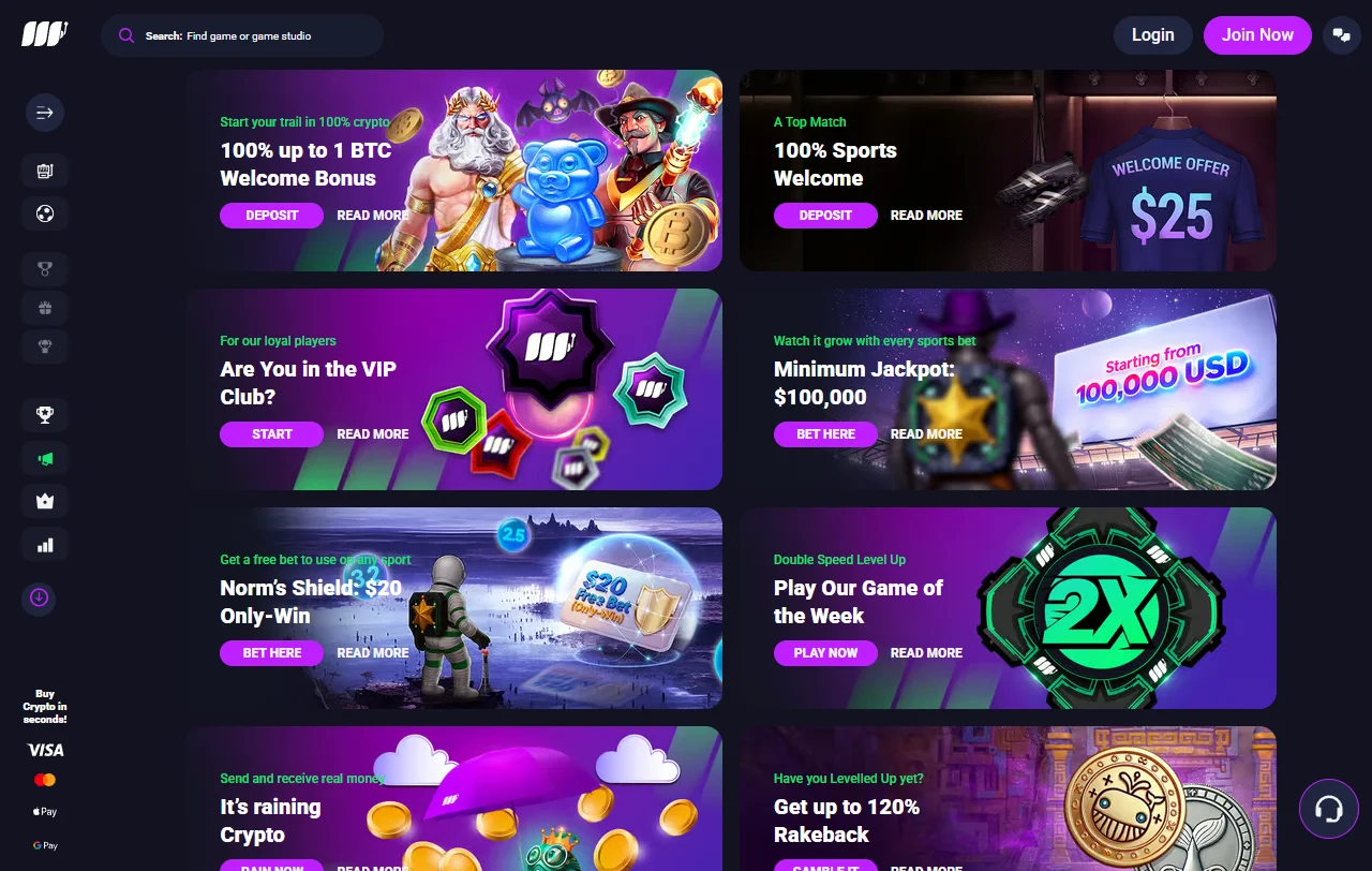 Slot games, table games and live dealer content available at Metaspins Casino Australia