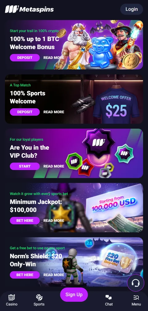 Deposit and withdrawal banking methods supported at Metaspins Casino Australia
