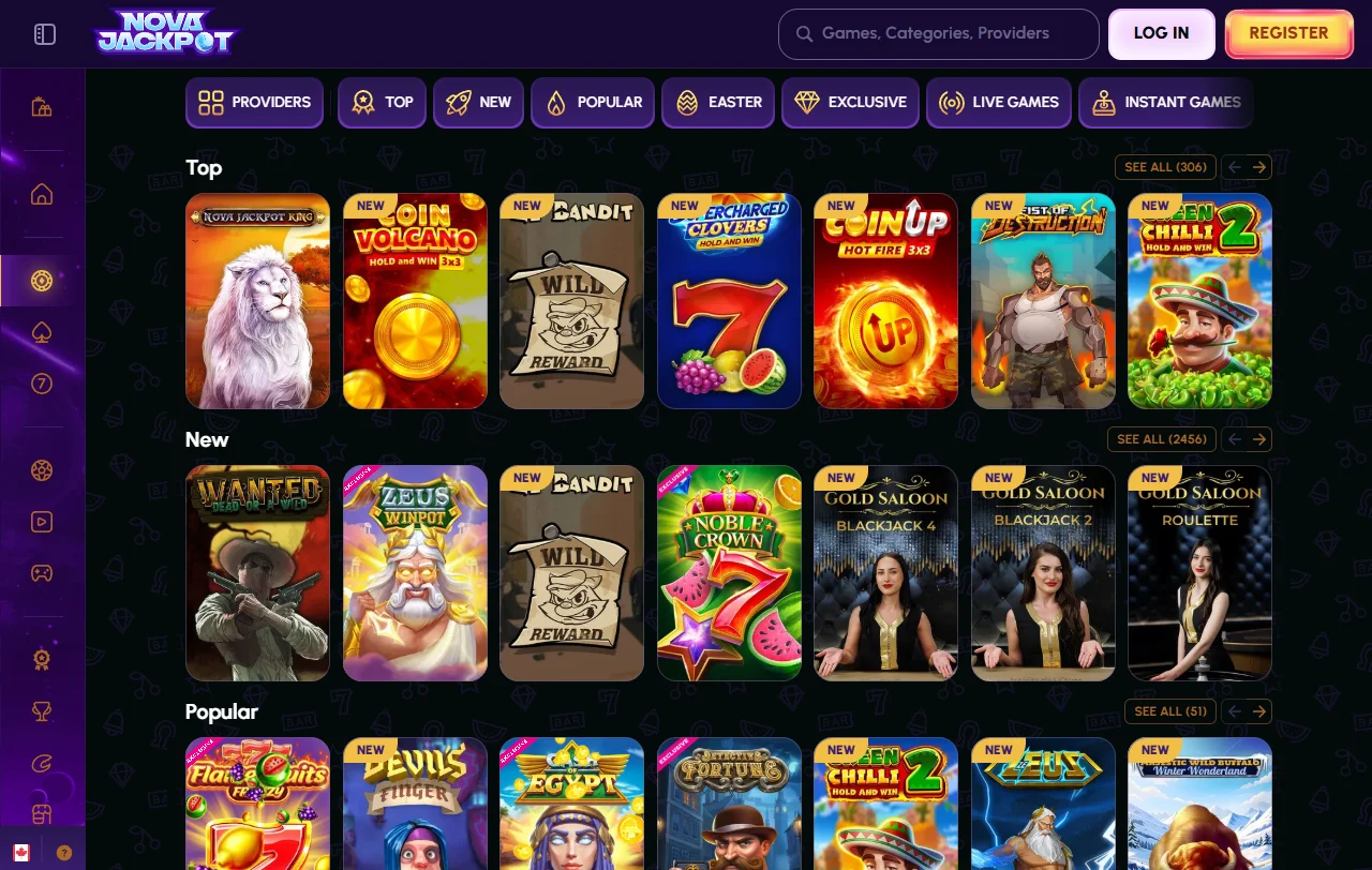 Welcome bonus structure and promotional offers featured at Novajackpot Casino for new Australia players