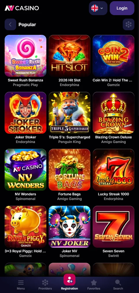 NV Casino payment methods including credit cards, e-wallets, cryptocurrency, and withdrawal processing options