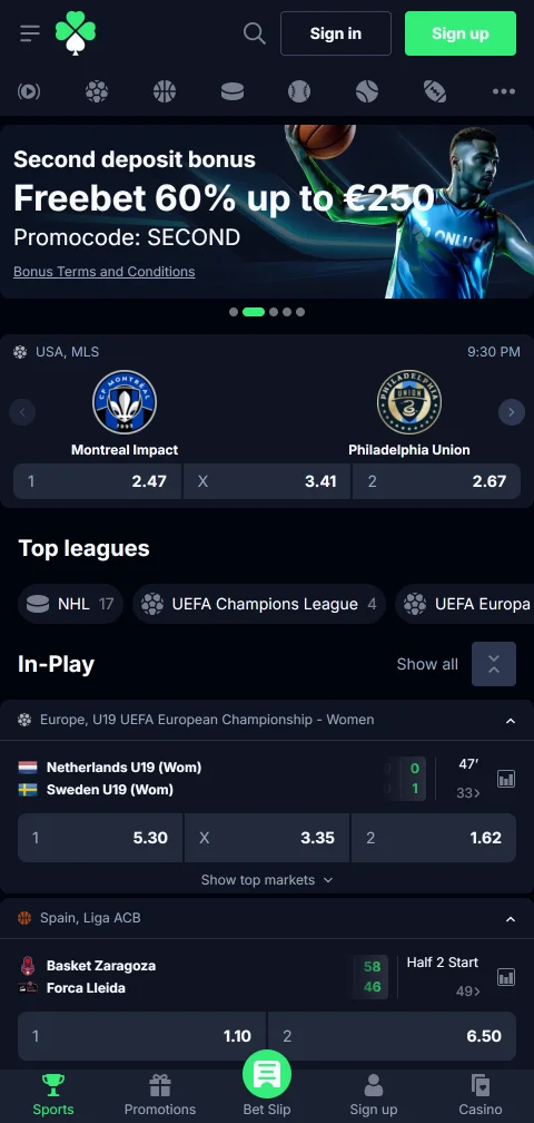 Onluck Casino mobile-responsive platform with full game access and navigation optimised for touchscreen devices