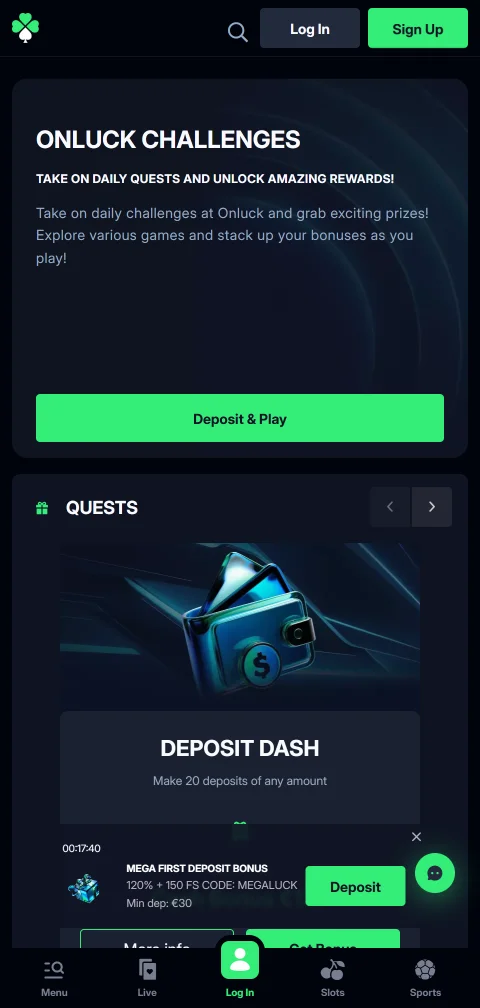 Onluck Casino security features and licensing information confirming player protection and regulatory compliance