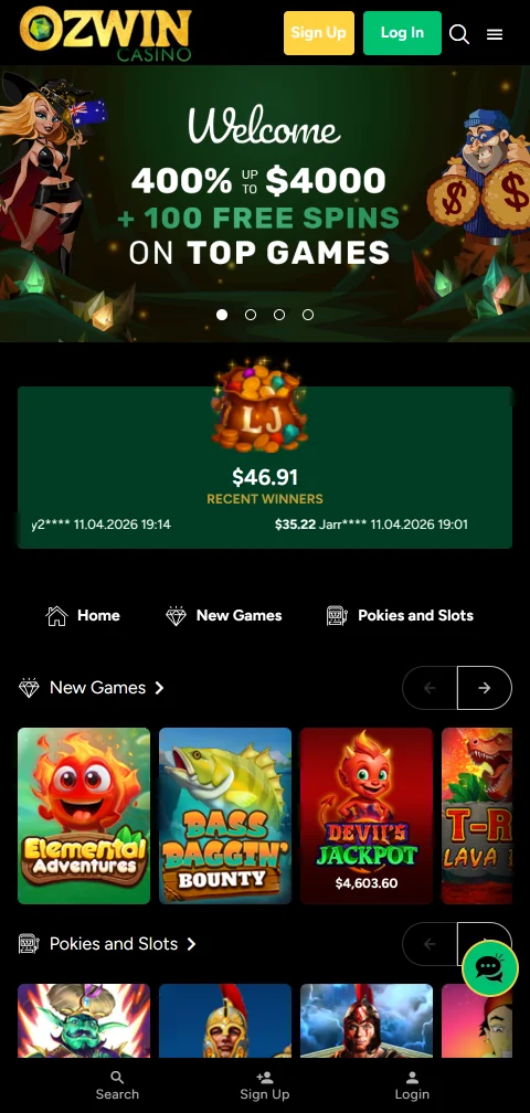 Deposit and withdrawal options at Ozwin Casino including e-wallets, cards, and cryptocurrency methods