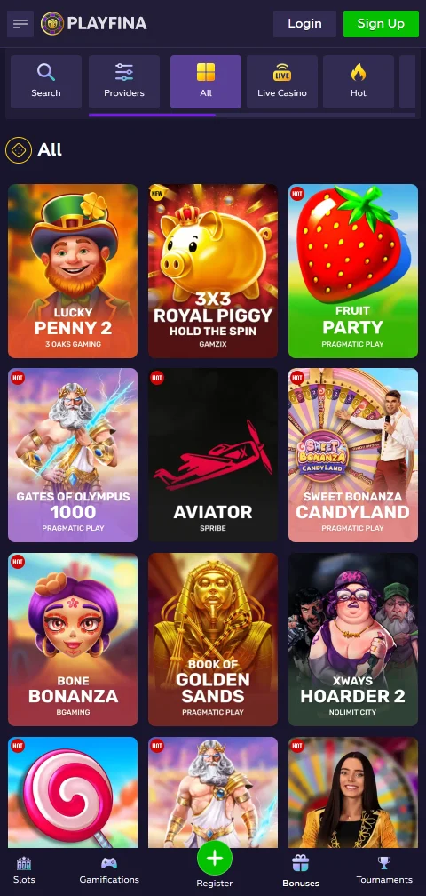 Playfina Casino security features and Curacao licensing information protecting player accounts