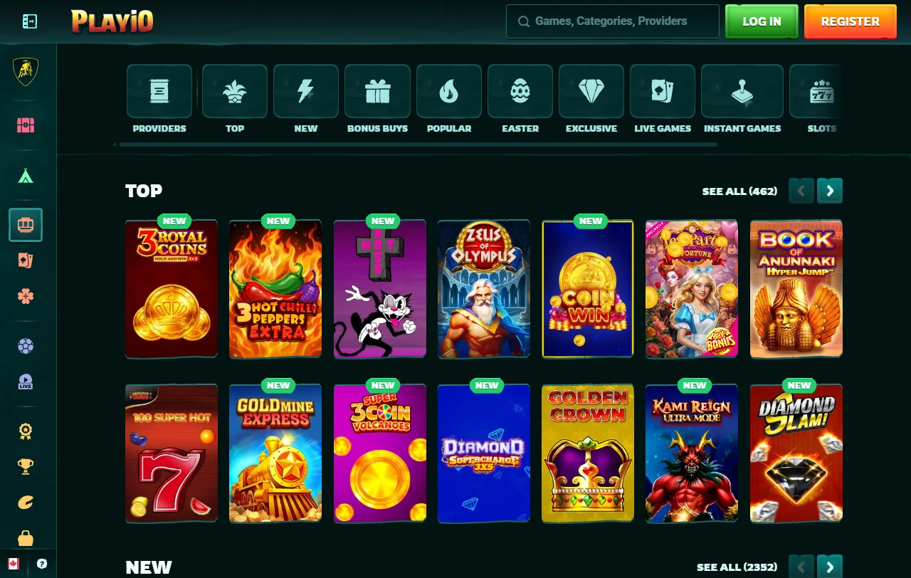 Welcome bonus offers and promotional packages at Playio Casino Australia for new players