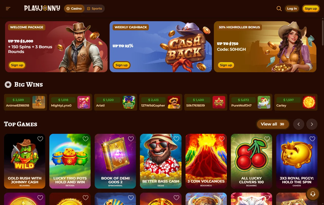 PlayJonny Casino comprehensive review covering platform features and player experience