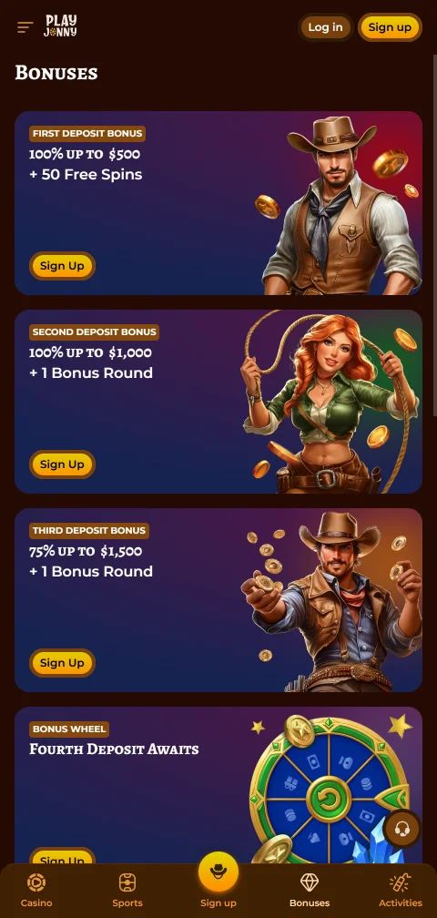 Payment methods and banking options at PlayJonny Casino for deposits and withdrawals