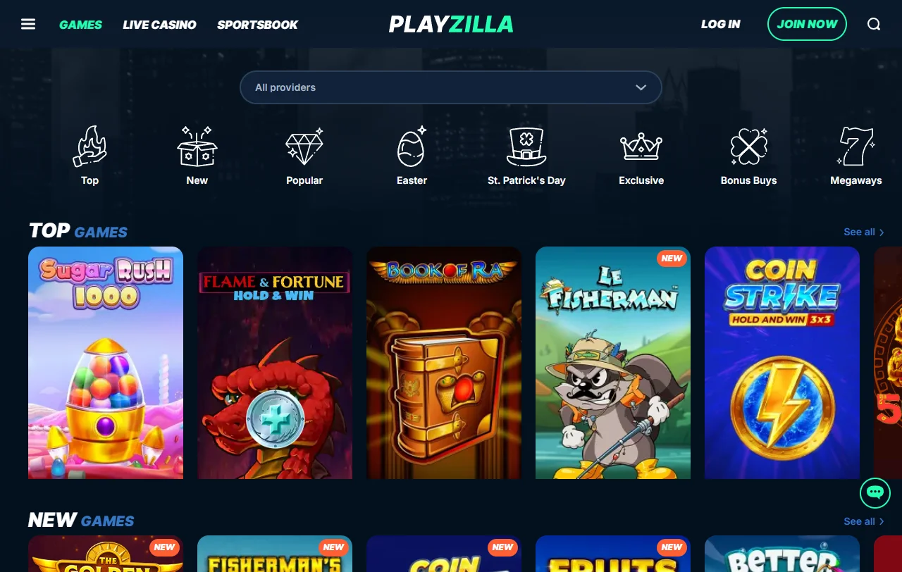 Playzilla Casino Australia welcome bonus offer and promotional terms display