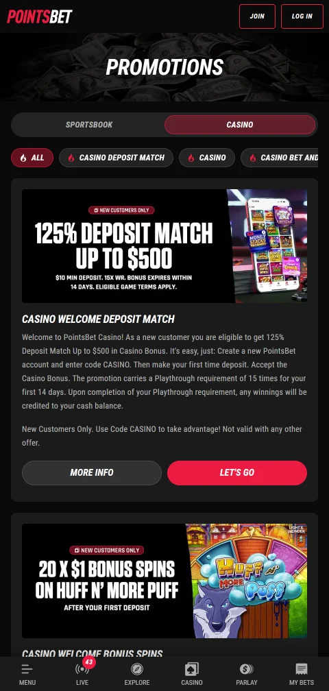 Licensing and player protection security measures at PointsBet Casino