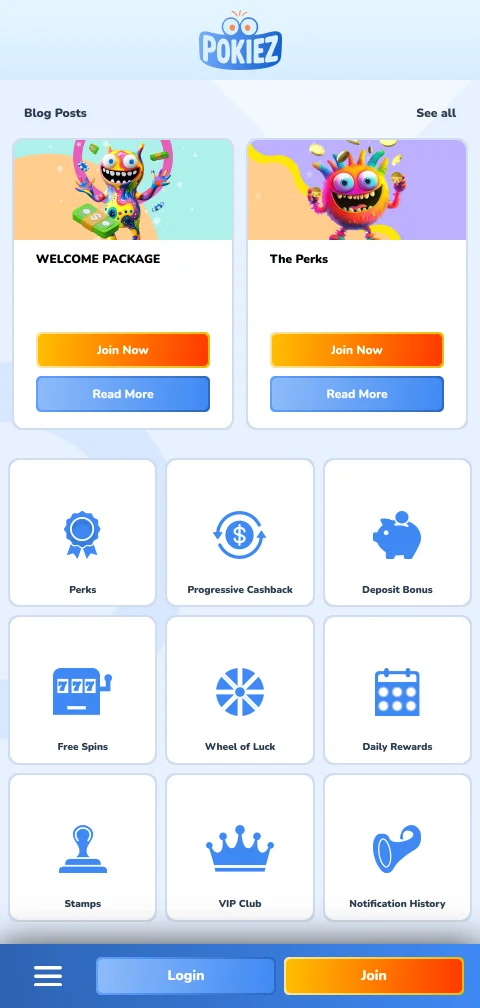 Pokiez Casino Australia mobile deposit and withdrawal options showing PayID, bank transfer, and e-wallet payment methods