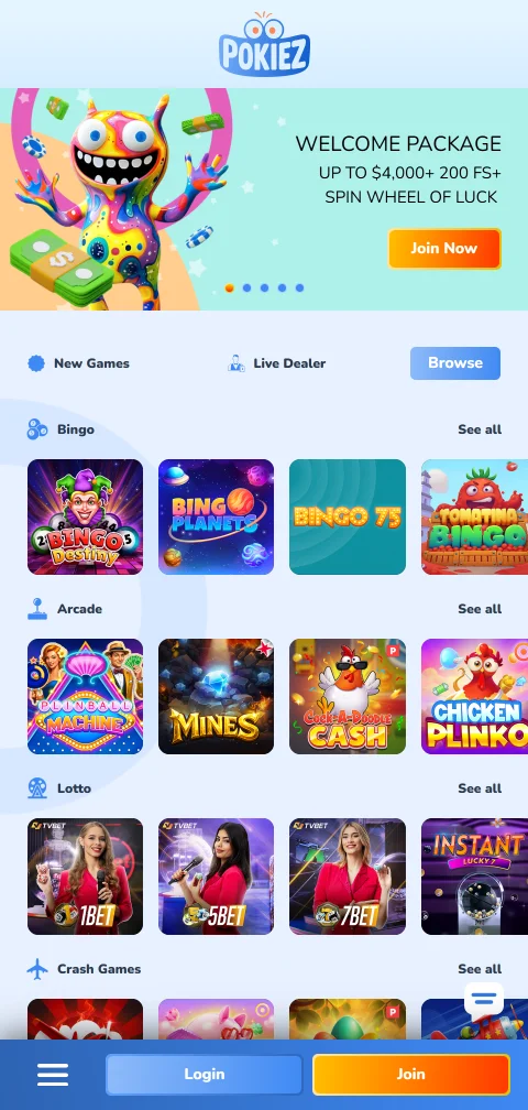 Pokiez Casino Australia mobile security features displaying Curacao licensing information and responsible gaming tools