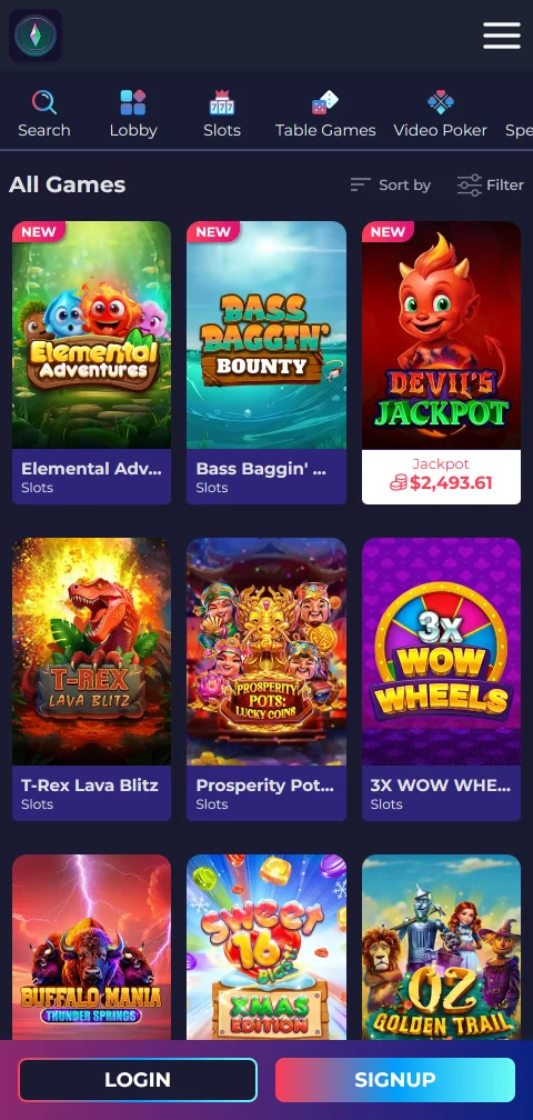 Payment methods at Prism Casino including deposits and withdrawals via e-wallets and cards