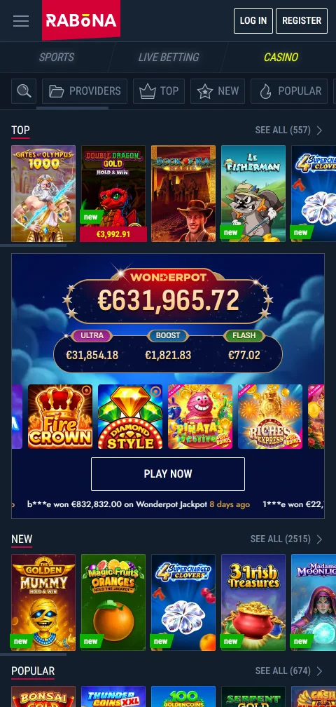 Security features and player protection tools available at Rabona Casino platform