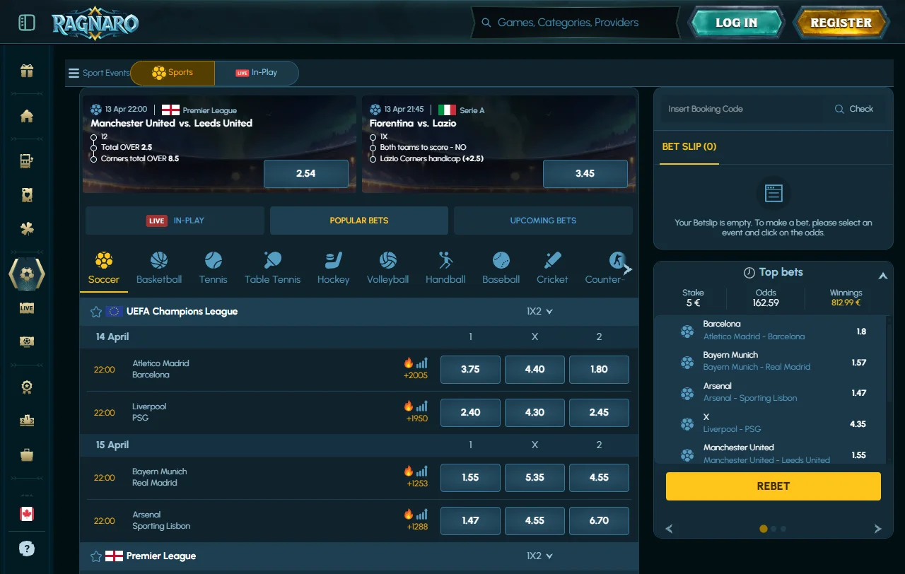 Ragnaro Casino welcome bonus offer of 100% match up to AUD $500 with promotional terms and conditions