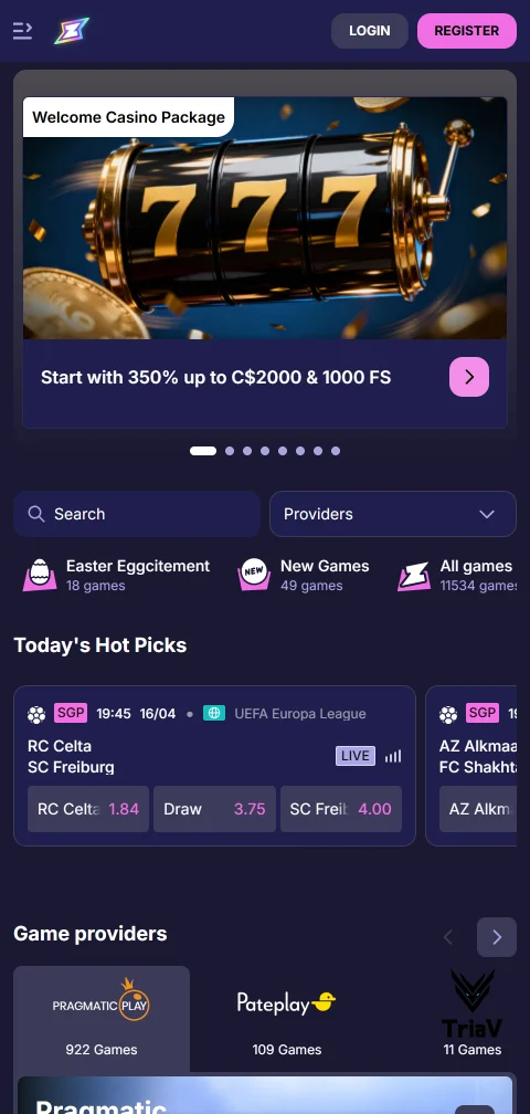 Rizzio Casino mobile-responsive platform accessible on iOS and Android devices