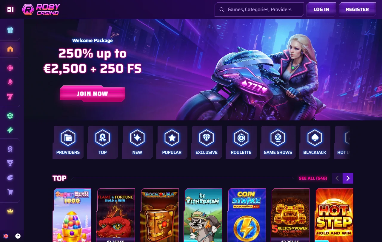 Roby Casino review page showing complete platform analysis for Australia players