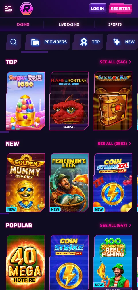 Roby Casino security features and Curacao licensing information