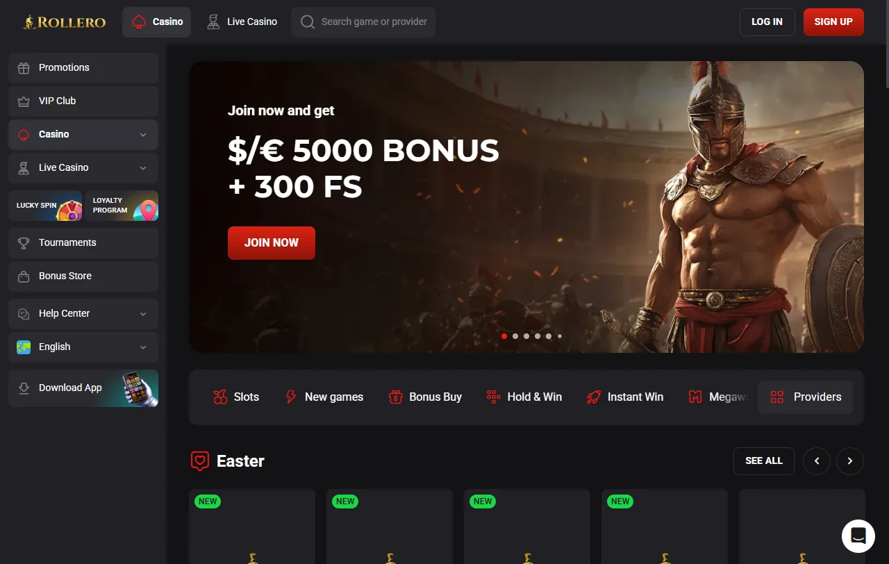 Comprehensive Rollero Casino analysis for Australian players - detailed review of features and functionality