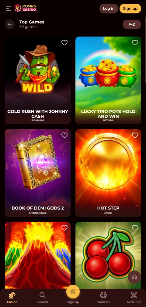 Player safety features and licensing compliance information at Roman Casino Australia