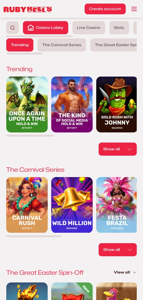 Ruby Reels Casino payment processing methods including BPAY, PayID and cryptocurrency deposit options