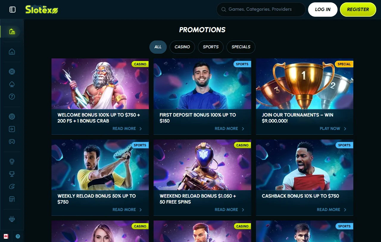 Welcome bonus offer with 150% deposit match and free spins promotion details for new players