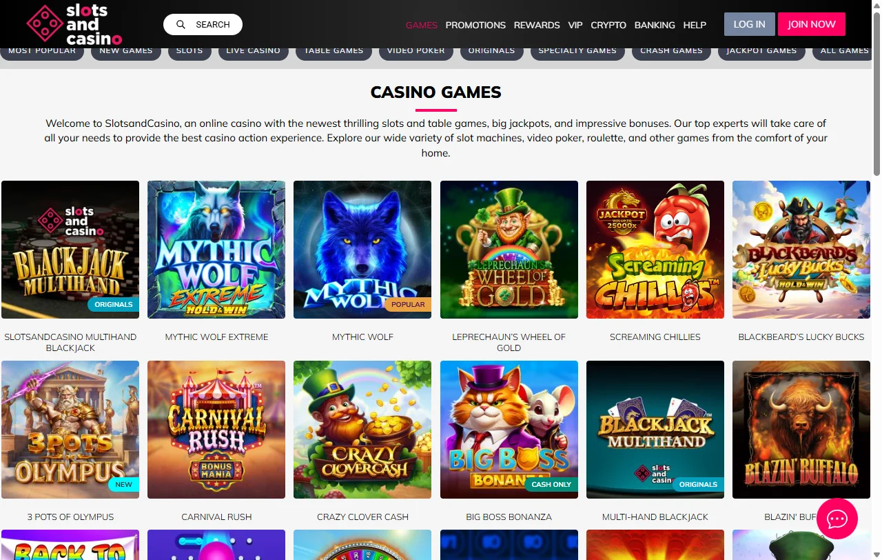 Welcome bonus at Slots and Casino - up to 200% deposit match plus 100 free spins