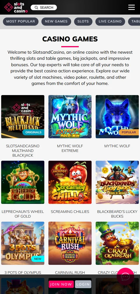 Licensed and secure Slots and Casino platform with player protection and responsible gaming tools
