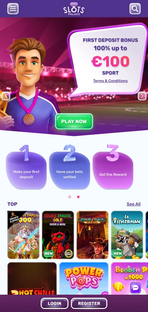 SlotsPalace Casino responsive mobile platform enabling full gaming access on iOS and Android devices