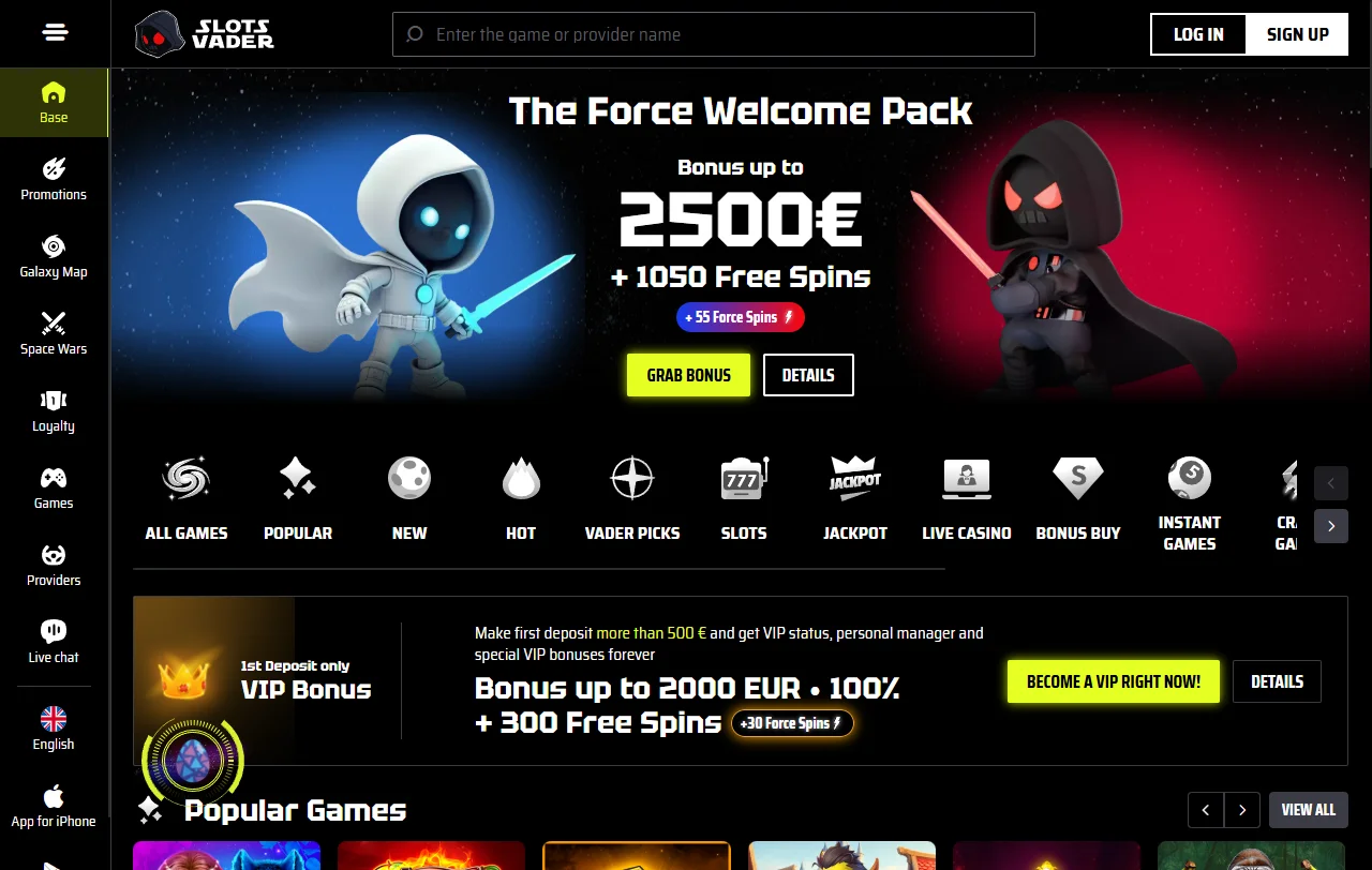 Comprehensive SlotsVader Casino review covering platform features, licensing and player experience for Australia market