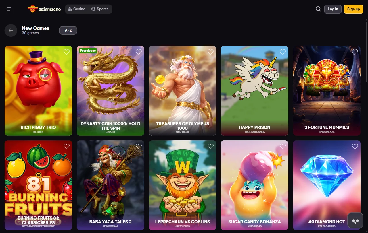 Spinmacho Casino welcome bonus structure displaying 100% deposit match offer, free spins allocation, and promotional campaign details