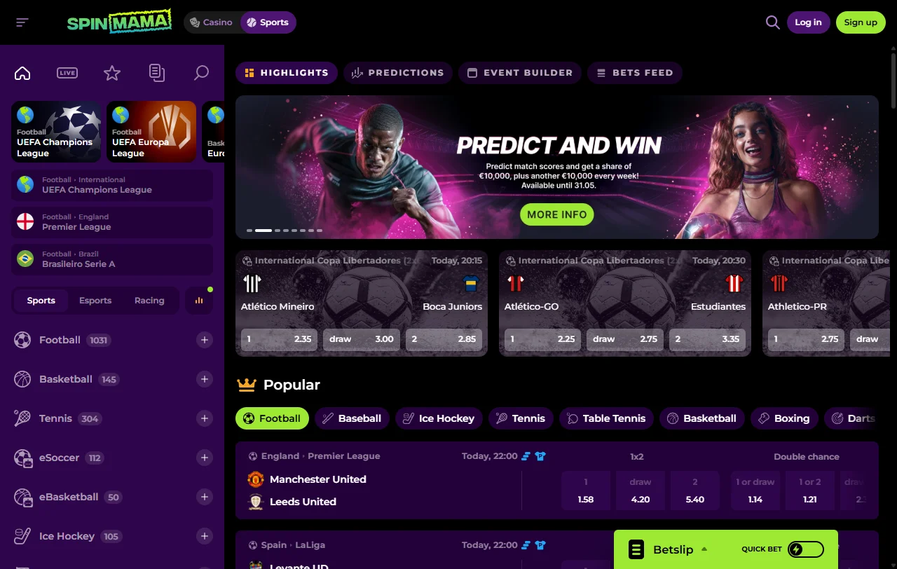 Welcome bonus and promotional offers at Spinmama Casino - approximately 100 percent up to AUD 500