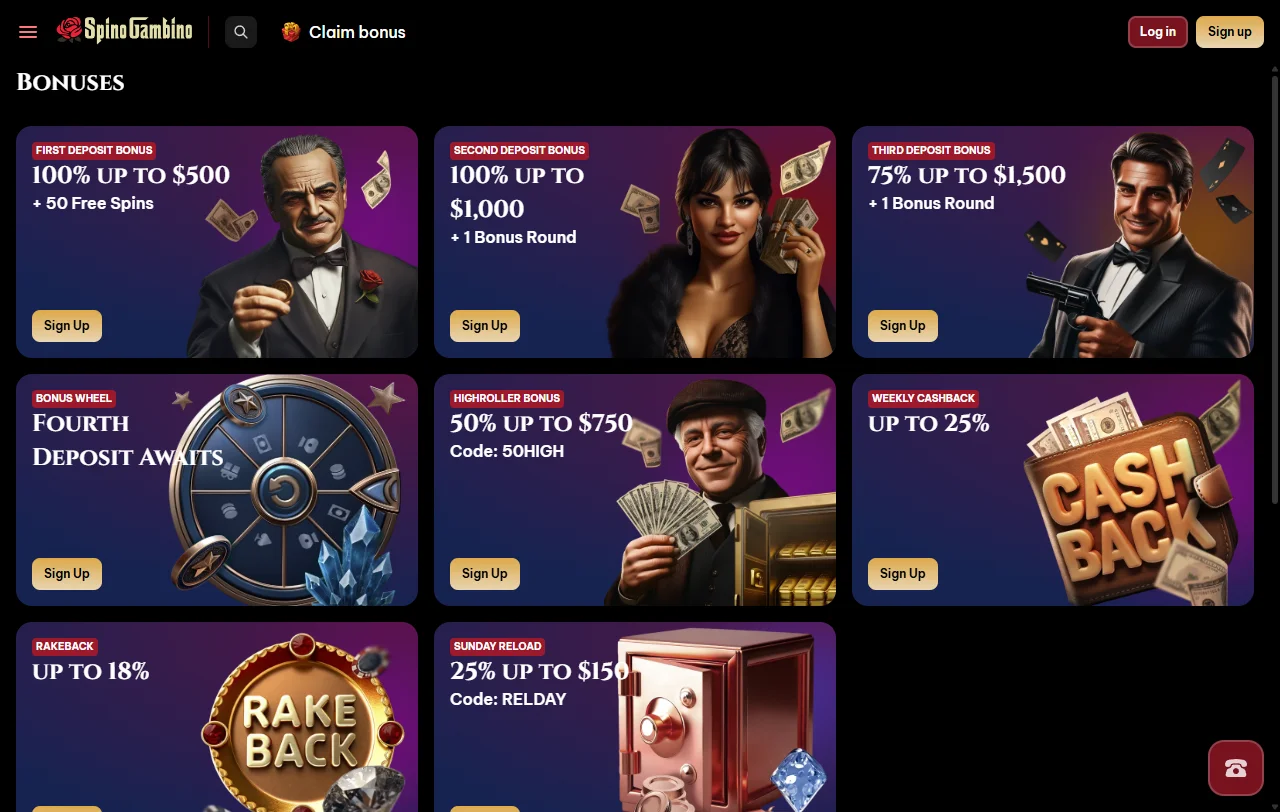 Game selection and software providers powering Spinogambino Casino—approximately 3,000+ titles across slots, table games, and live dealer