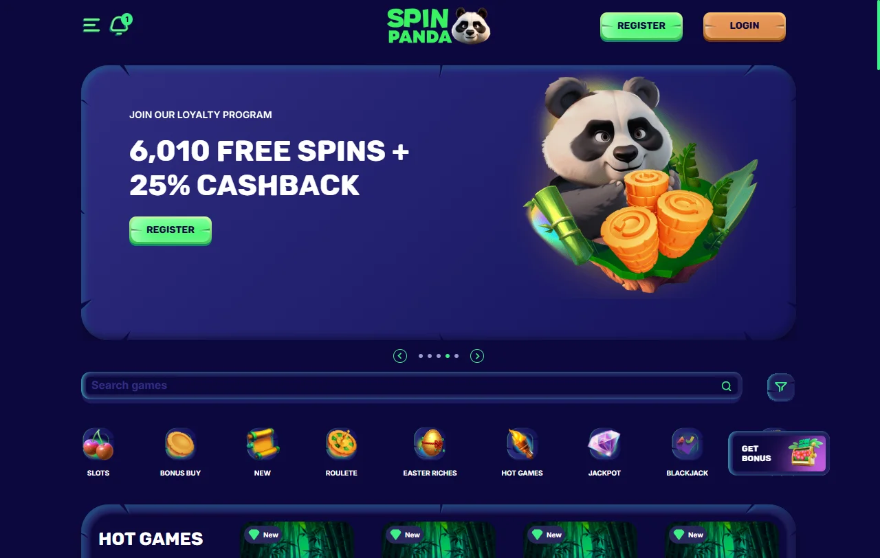 SpinPanda Casino comprehensive review featuring all key platform elements and features for Australian players