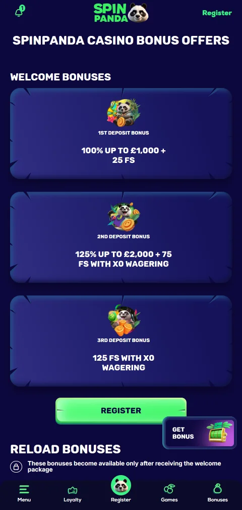 Banking options at SpinPanda Casino including deposits, withdrawals, and payment methods for Australian players