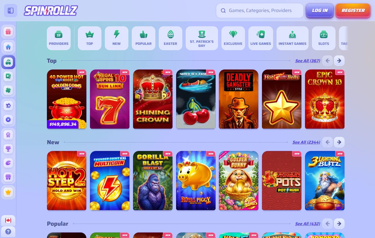 Welcome bonus promotion and loyalty rewards programme structure at SpinRollz Casino for new Australian players