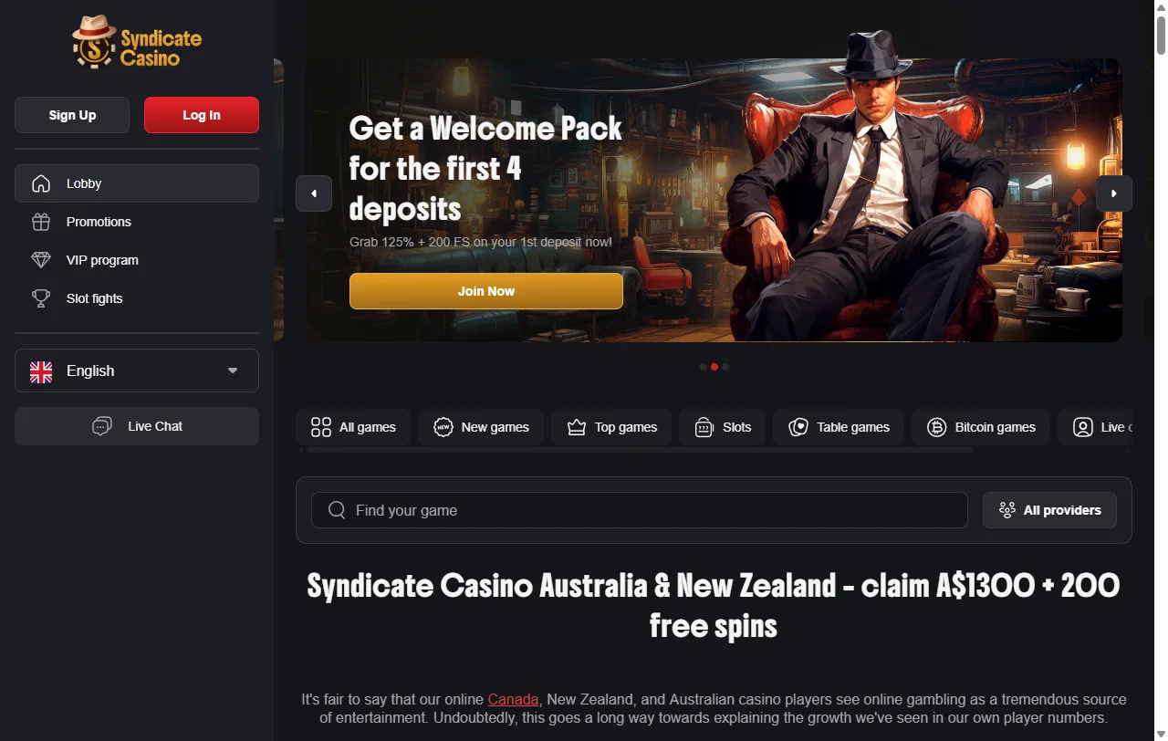 Syndicate Casino comprehensive review and analysis for Australia players - editorial assessment of platform features