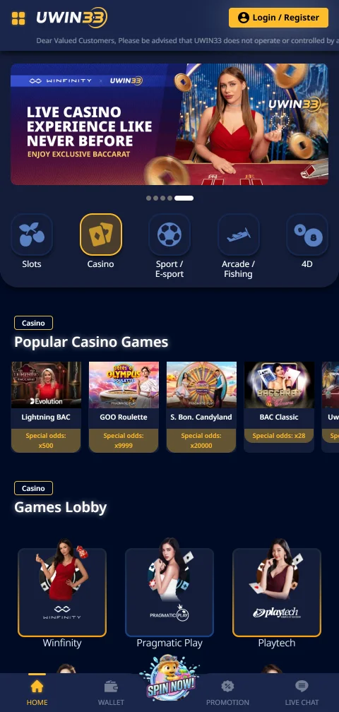 Security licensing and responsible gambling tools protecting players at Uwin33 Casino