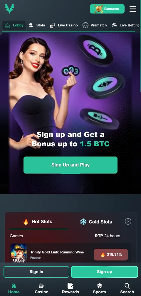 Vave Casino mobile browser gameplay optimised for iOS and Android smartphone access