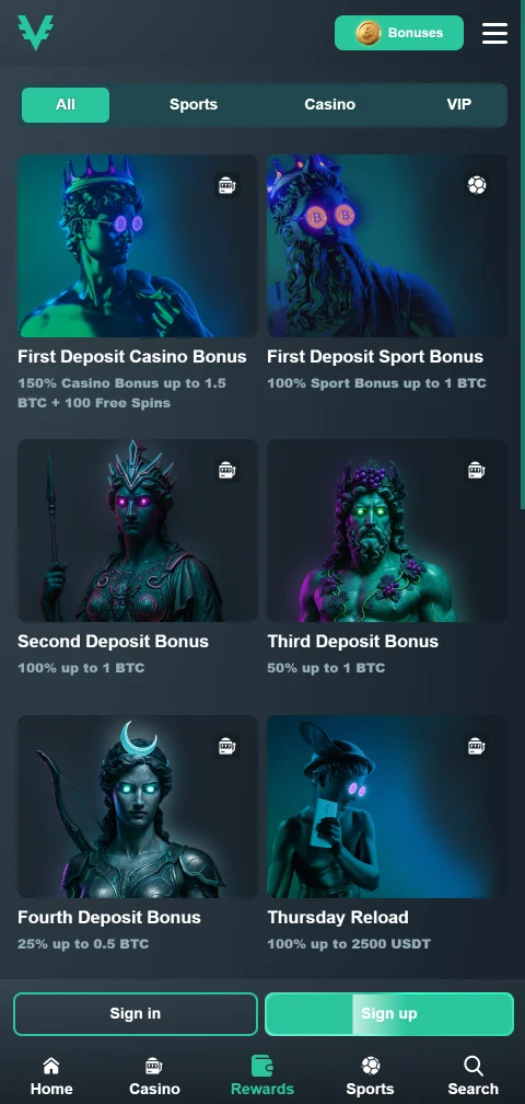 Banking interface at Vave Casino showing deposit and withdrawal options including cryptocurrency